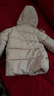 G.DUCKKIDS小黃鴨兒童羽絨服女童外套冬季中小童輕薄白鴨絨面包服女寶寶衣服 米白羽絨服 90 尺碼1~2歲【 80-90cm】cm 曬單實拍圖
