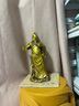純銅關(guān)公像擺件關(guān)二爺擺件客廳店鋪公司開(kāi)業(yè)武財神像武圣像純黃銅 高30厘米（托寶立刀） 曬單實(shí)拍圖
