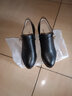 技茗中年媽媽鞋女鞋春秋深口單鞋2026中跟中老年中跟透氣粗跟皮鞋單鞋 6511黑色 36 曬單實(shí)拍圖