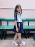 心可派兒小學(xué)生校服秋夏款套裝兒童運動班服一年級三件套幼兒園園服英倫風(fēng) 2302兩件套=外套+長褲 130 曬單實拍圖