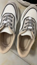 Pansy日本休閑鞋情侶鞋舒適透氣鞋子輕便防滑健步寬松單鞋春夏4170 白灰色 女款 36 曬單實(shí)拍圖