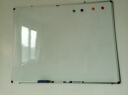 得力（deli）200*100cm磁性办公教学会议挂式白板悬挂式家用儿童写字板黑板（含白板擦 白板笔 磁钉）33148 实拍图