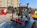 洛克兄弟 吸盤(pán)式車(chē)頂自行車(chē)架車(chē)載汽車(chē)行李架強力吸附山地公路自行車(chē)裝備 黑色三車(chē)版 曬單實(shí)拍圖