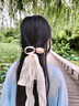 栢啟歆流蘇發(fā)簪 玫瑰飄帶網(wǎng)紗盤(pán)發(fā)簪子溫柔高級感氣質(zhì)發(fā)飾步搖旗袍頭飾 發(fā)簪【網(wǎng)紗飄帶玫瑰】 曬單實(shí)拍圖