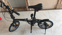 GOGOBIKE構(gòu)構(gòu)16寸成人學(xué)生男女士變速鋁合金超輕便攜放后備箱折疊自行車 暗夜黑/7速 曬單實拍圖