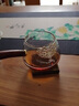GQB防燙公道杯玻璃茶漏一體套裝耐高溫加厚分茶器側(cè)把公杯鑲銀倒茶器 吉祥公道杯 曬單實拍圖