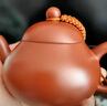 潮州手拉壺功夫茶壺原礦朱泥壺沖茶壺水平壺大號小號手把壺 章金權矮梨壺送禮盒 100ml 曬單實(shí)拍圖