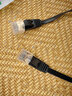 分創(chuàng)者（UENCZE）六類扁線千兆路由器網絡連接線CAT6類家用電腦筆記本辦公非屏蔽跳線成品純銅網線 黑色 扁平網線 鍍金頭 0.3米 曬單實拍圖