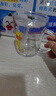 舒齊兒童牛奶杯學飲杯家用寶寶沖泡奶粉杯帶刻度杯吸管帶把玻璃水杯 曬單實拍圖
