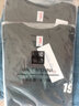 霧卡【純棉3件】短袖t恤男士衣服圓領(lǐng)寬松大碼新品夏季休閑半袖情侶裝 小Chi湖藍+小Se深灰+1987黑色 3XL 建議165-180斤 曬單實(shí)拍圖