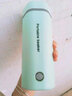 車(chē)載電熱杯電熱水壺12V24V220V轎車(chē)貨車(chē)車(chē)家兩用保溫杯燒水杯 升級款【翡翠綠】 24V大貨車(chē)專(zhuān)用 曬單實(shí)拍圖