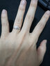 佐卡伊七夕 白18k金結(jié)婚鉆戒指心形結(jié)婚鉆石戒指結(jié)婚女戒 共27分(18+9)D-E/SI部分指圈現(xiàn)貨 曬單實(shí)拍圖