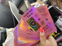 漁邁韋特塔羅牌證版全套金箔塔羅牌tarot變色彩印塑料PVC防水經(jīng)典套裝 眼-紫粉+6大禮品 曬單實(shí)拍圖