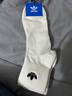 阿迪達斯 ADIDAS 三葉草 男女 ORI ANK SOCK 3P 襪子 JC9288 L 曬單實(shí)拍圖