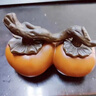 以舟兮元記紫砂柿子茶寵擺件精品可養(yǎng)小茶玩裝飾工藝品仿真水果茶具 紫砂柿子茶寵--事事如意 曬單實(shí)拍圖
