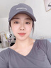 CHALL KITTY棒球帽女士復古大頭圍鴨舌帽高級感棒球帽子百搭高端品牌2026新款 高級灰-高端品牌禮盒裝高級感 曬單實(shí)拍圖