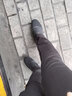 天足祥老北京布鞋女單鞋平底上班鞋春夏季防滑酒店服務(wù)員布面黑色工作鞋 黑色 37 曬單實(shí)拍圖