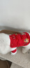 嬉皮狗（hipidog）秋冬季狗狗衣服年獸兩腳棉衣博美比熊中小型犬過(guò)年喜慶寵物狗服飾 德羅紅 L 曬單實(shí)拍圖