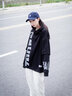 AOGZ 國潮牌假兩件衛(wèi)衣男連帽春秋季寬松潮流大印花衣服潮流情侶外套 黑色 2XL 曬單實拍圖