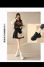 啄木鳥(niǎo)踩屎感時(shí)尚厚底加絨老爹鞋女2025年新款冬季加厚保暖休閑運(yùn)動(dòng)棉鞋 米色(加絨偏小，拍大一碼) 36 曬單實(shí)拍圖