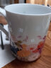 景德镇（jdz）官方中式创意陶瓷个性潮流马克杯情侣杯子咖啡杯家用玲珑水杯带勺 花境马克杯 实拍图