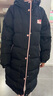 笛莎童裝女童羽絨服冬季新款洋氣保暖厚大童長(zhǎng)款兒童羽絨服 黑色 150 曬單實(shí)拍圖