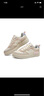 斯凱奇（Skechers）女鞋春季休閑板鞋復古撞色平底鞋時(shí)尚百搭透氣運動(dòng)板鞋185032 自然色/多彩色/NTMT 36.5 曬單實(shí)拍圖