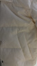 波司登（BOSIDENG）【反季】羽絨服鵝絨女短款加厚新國標(biāo)90絨商場同款修身顯瘦外套 光影白8C12 XS 155/80A 體重約110以內(nèi) 曬單實拍圖