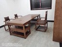 漢紀堂榆（HAJTANLY）新中式實木老板桌辦公桌椅組合大班臺高檔總裁簡約辦公室家具 1.8米老板桌 曬單實拍圖