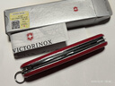維氏（VICTORINOX）【微瑕慎拍】瑞士軍刀斯巴達人12項功能水果刀多功能刀折疊刀紅色 時(shí)尚紅1.3603 曬單實(shí)拍圖