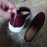 玩累了的孩子一片功夫 牛皮手工樂(lè )福鞋男鞋一腳蹬懶人鞋休閑潮鞋子 黑色+自產(chǎn)底女碼（運動(dòng)碼） 43 曬單實(shí)拍圖
