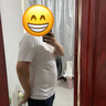 襯衫老羅[冰峰一號(hào)]夏季短袖t恤新疆長絨棉男女同款輕薄涼爽圓領(lǐng)T恤T111S 象牙白 2XL (161-170斤) 曬單實(shí)拍圖