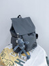 愛(ài)情海雙肩包女書(shū)包初中高中大學(xué)生背包電腦包時(shí)尚休閑旅游輕便輕奢百搭 【灰色】大容量出游運動(dòng)通勤簡(jiǎn)約 實(shí)用潮流ins風(fēng)高顏值潮牌洋氣 曬單實(shí)拍圖