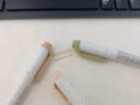 日本ZEBRA斑馬熒光筆WKT7雙頭柔和多色記號彩筆速干不透學(xué)生繪畫(huà)劃重點(diǎn)標記不暈染手賬文具彩色組合 百搭新色-(橄欖綠+奶油黃+淺駝色) 曬單實(shí)拍圖