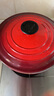 酷彩（Le Creuset）進口琺瑯鍋鑄鐵22/24/26cm圓形鍋湯鍋燜蒸燉煮鍋燉鍋煲湯微壓鍋 【3-5口之家】紅色 24cm 曬單實拍圖