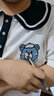 方糖姑娘初中生女生夏裝少女夏季日系海軍領(lǐng)T恤高中學(xué)院風(fēng)2025年新品短袖 66308SC白色+66300藏青褲子 2XL 曬單實(shí)拍圖