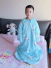 零零豬純棉兒童睡袋防踢被子神器6-12歲3-6歲2-3歲大童寶寶春秋冬季薄款 純棉小萌狗 120cm（3-6歲）春秋 曬單實(shí)拍圖