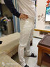 羅蒙白色牛仔褲男士修身直筒2025秋冬季新款彈力百搭休閑長(cháng)褲子 2083白色 31 曬單實(shí)拍圖