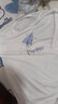 策息短袖T恤男寬松舒適青年上衣半袖情侶圓領(lǐng)五分袖學(xué)生打底衫白色t恤 紙飛機白色+GF黑色 3XL-建議150-165斤左右 曬單實(shí)拍圖
