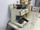 Barsetto/百胜图二代咖啡机 意式半自动家用咖啡机 双加热双泵研磨一体机 现磨咖啡豆手动奶泡BAE02米白色 晒单实拍图