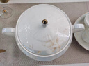 瓊璠昉景德鎮(zhèn)餐具套裝家用輕奢感套裝高溫骨瓷碗盤喬遷結(jié)婚禮物2024新款 亭亭玉立【10人配置】 60件套 曬單實拍圖