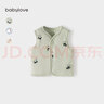 babylove嬰兒馬甲夾棉秋冬外穿保暖小馬褂男女寶寶純棉外出背心 曬單實(shí)拍圖