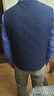 恒源祥新款羊毛棉馬甲男士冬內外穿輕薄大碼中老年保暖背心內搭坎肩 丈青 【綿羊毛抗寒馬甲】 2XL 130-145斤 曬單實(shí)拍圖
