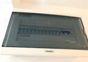 西門子（SIEMENS）暗裝配電箱布線箱 家用空氣開關(guān) 強(qiáng)電箱透明蓋配電箱 20回路 曬單實(shí)拍圖