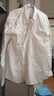 商務(wù)免燙白色長(cháng)袖襯衫男新款工裝純色襯衫加肥加大碼胖子男士襯衣 白色(精品大碼) 長(cháng)袖 12XL /54(300-330斤)特體大碼 曬單實(shí)拍圖