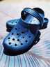 JDOV洞洞鞋男士夏季新款外穿軟底包頭沙灘鞋浴室廚房專(zhuān)用防滑涼拖鞋女 深藍色（明星款） 41 曬單實(shí)拍圖