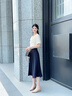 佰藍(lán)嬌兩件套裝女2025夏季新款高級感氣質(zhì)顯瘦小個子連衣裙夏天半身裙子 米白色+黑色 M （建議80-105斤） 曬單實拍圖