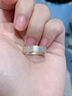 喜逢春9999足銀描金吉言男士銀戒指活口戒純銀戒指時(shí)尚中國風(fēng)心經(jīng)銀指環(huán) 吉言描金戒指(約4克,專(zhuān)柜禮盒) 曬單實(shí)拍圖