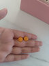詩(shī)普琳黃金耳釘 5G黃金小方糖耳釘時(shí)尚女款 自戴送禮顯大送女友禮物 約2.98g 曬單實(shí)拍圖