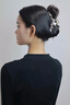 卡瑪倫（KAMALUN）發(fā)夾后腦勺鯊魚(yú)夾盤(pán)發(fā)夾子頭飾高端發(fā)卡女成人抓夾發(fā)飾情人節禮物 鯊魚(yú)夾+品牌禮盒【不刻字】 曬單實(shí)拍圖